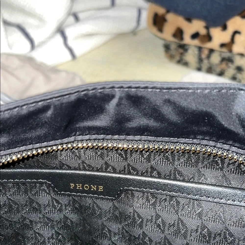 Anya Hindmarch E/W Eyes Mini Crossbody Black Tote - Picture 8 of 12